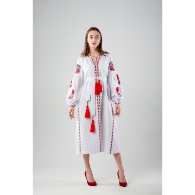 Embroidered Dress "Boho Dew"